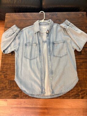 Z Supply All Day Luxe Soft Denim Shirt Jacket
